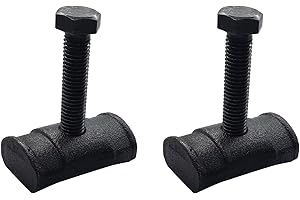 YUKAUTO Torsion Bar key Adjuster Block Nuts With Bolts fit for Chevy Silverado Suburban Avalanche Tahoe Express K1500/2500/3500, GMC Sierra Jimmy Sonoma, Cadillac Escalade (2 Piece Set Full Thread)