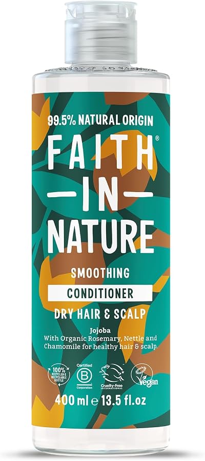 Faith In Nature Jojoba Conditioner 400 ml - Smoothing, Dry Hair