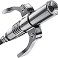 Grease Gun Coupler, Quick Lock Double Handle Grease Gun Tip with 6 Reinforced Jaws, Rated 12,000 PSI, Compatible with All Gre