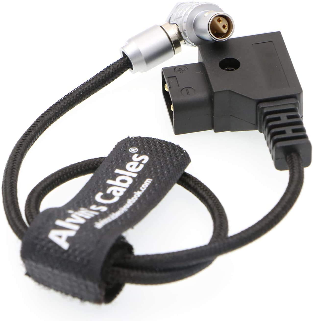 Alvin's Cables Z Cam E2 Camera Flexible Power Cable 4 Pin Right Angle to D Tap