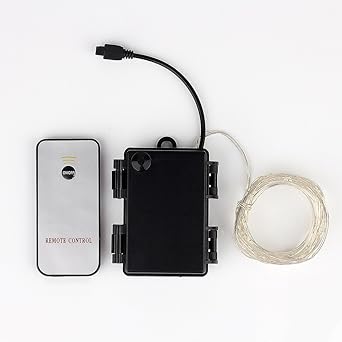 5M 50 LEDs Lichterkette, EPBOWPT Außenbeleuchtung led Batterie