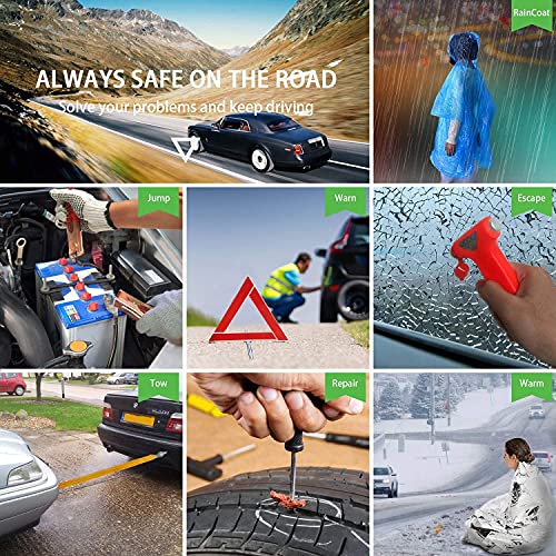 STDY Car Roadside Emergency Kit, Vehicle Truck Safety Road Side