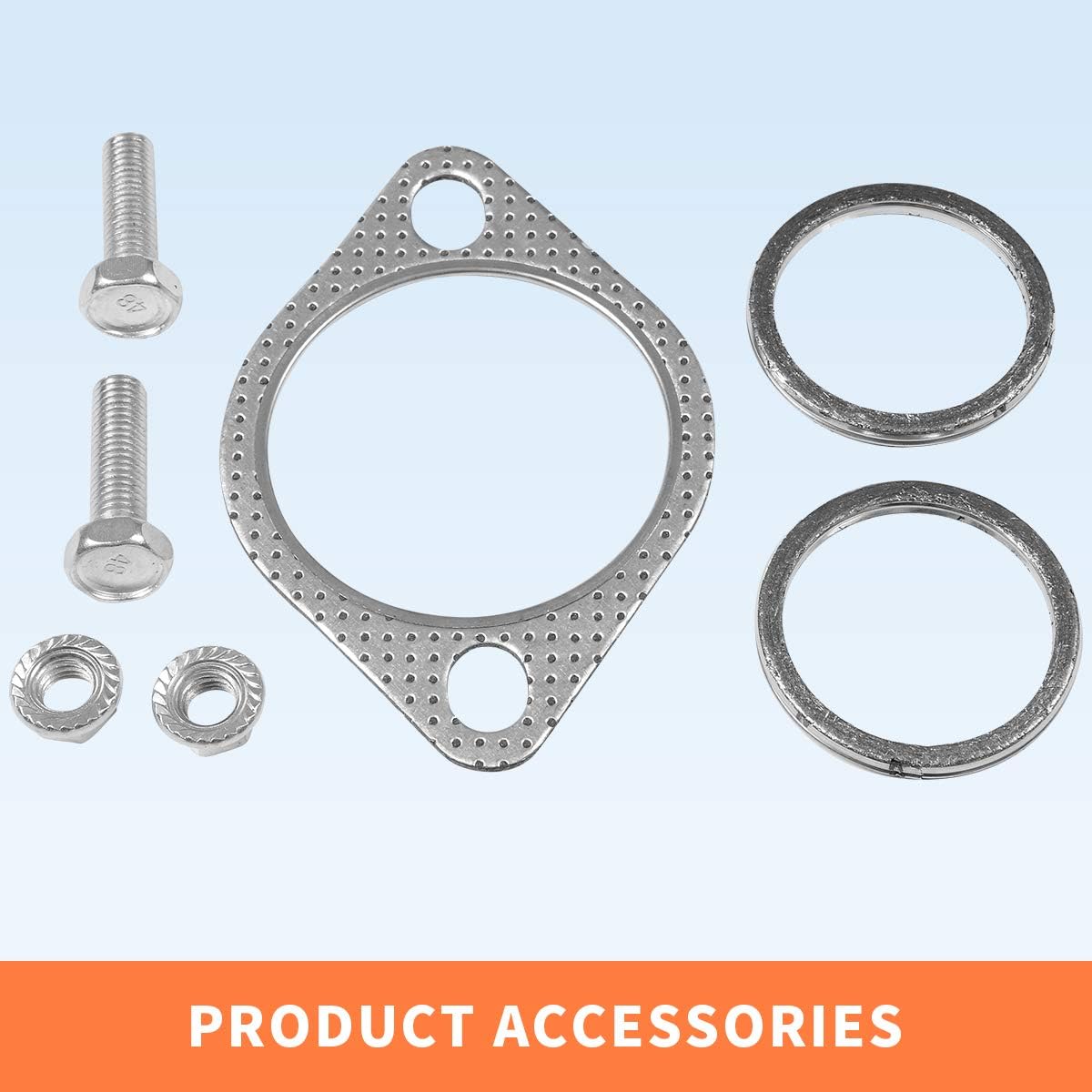 EPA Compliant Exhaust Manifold Catalytic Converter with Gasket Kit Fit