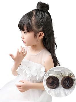 Claw Clip In Updo Bun Hairpieces Cute Mini Claw Hair Bun Extension