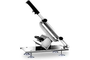 Manual Frozen Meat Slicer for Hot Pot, 0.2–20mm Adjustable Stainless Steel Cutter for Shabu Shabu, Beef, Lamb, BBQ, Home Use 