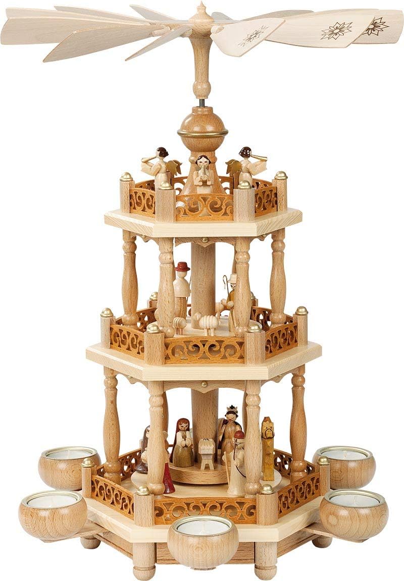 Pinnacle Peak Trading Company 2 Tier Nativity Natural