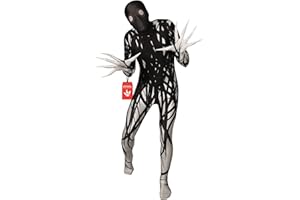 Morphsuits Zalgo Costume Adults, Skinwalker Costume Scary Morph Suits Adults, Zalgo Skin Suit, Shadow Demon Costume Adult