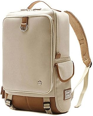 Amazon Co Jp エグジット Exit ハードキャンバスpcリュック 15インチ対応 アイボリー 並行輸入品 シューズ バッグ