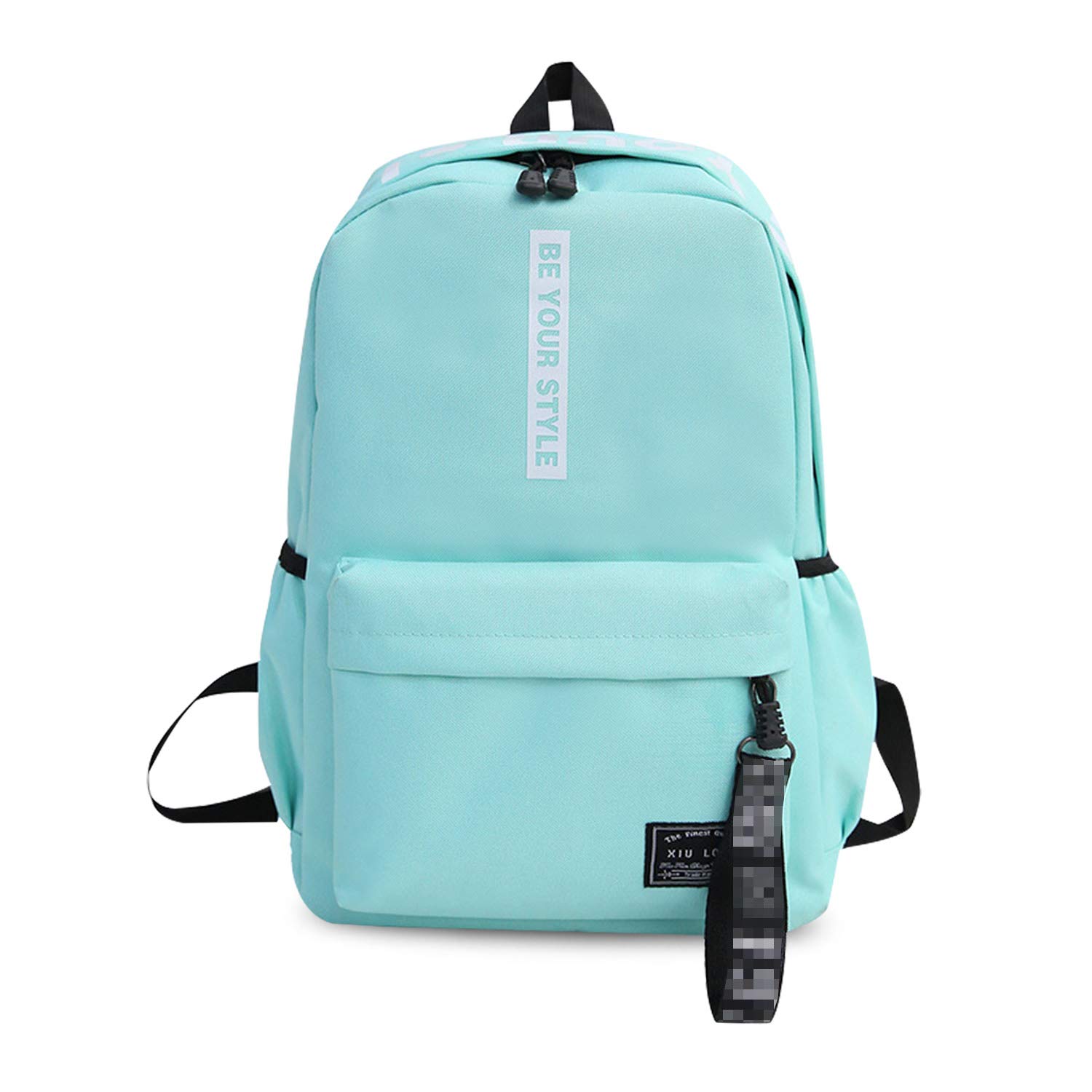 FANDARE Casual Daypacks Boys Girls Backpack Teenager School Bag for Outdoor Travel College University Campus Bookbag Lightweight Rucksack Light Green