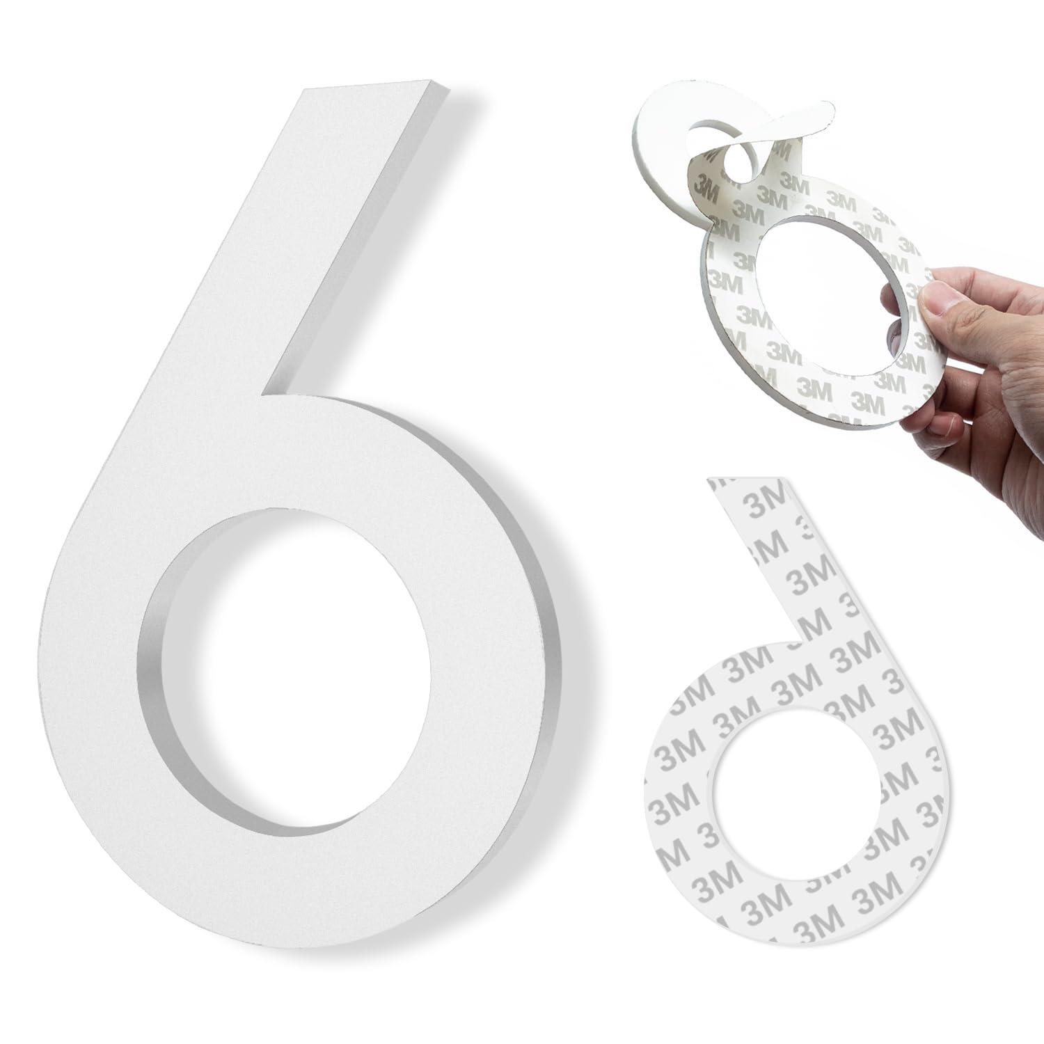 6 Inch House Numbers, Self-adhesive Mailbox Numbers