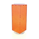 Azar Displays 703385-ORG Four-Sided Revolving 8”W