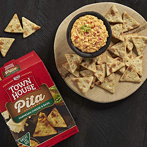 Keebler, Town House Pita, Crackers, Parmesan Cheese and Basil, 9.5 oz
