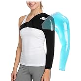 ComfiTECH Reusable Shoulder Arm Ice Pack Wrap for Pitcher &amp; Recovery, M | Flexible Gel Ice Pack for Shoulder &amp; Elbow &amp; Arm Cooling, Adjustable Arm Cold Sleeve for Throwing Athletes &amp; Muscle Comfort