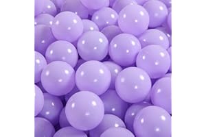 Heopeis Ball Pit Balls - 2.75inch Plastic Ball Play Balls BPA Free Phthalate Free Non-Toxic Play Balls for Children Ball Pit Party Brithday Ball Pool Tent,50PCS. (Light Purple)