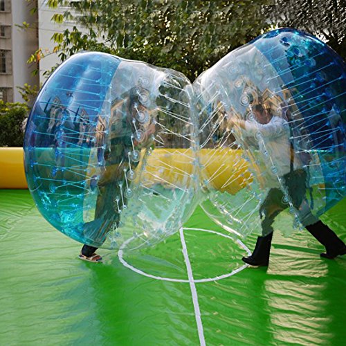 Suyi diam 1.5m/1.2m Giant Inflatable Human Bumper Bubble Soccer Ball Sumo Suit Blow Up Toy Made of Eco-Friendly PVC for Adults Teens Outdoor Playgames One-Pack