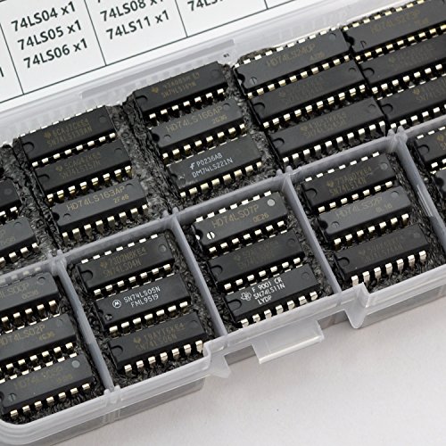 Electronics-Salon 30 Types 74LSxx Series Logic IC Assortment Kit, TTL, Low-Power Schottky Logic IC
