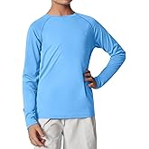 Heathyoga Boys Rash Guard UPF 50+ Swim Shirt UV Sun Protection Hooded Long Sleeve