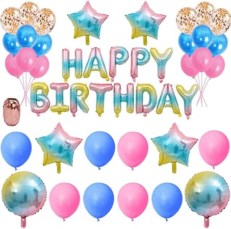 Rock Imprisonment Competition Rainbow Birthday Decorations Amazon Chalkerfoundation Org