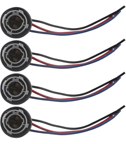 Lot De 4 Ampoules LED 1156 Ba15s P21w Avec Prise Mâle Pré-câblée Pour Faisceau De Câblage Pour Phare De Voiture, Clignotant, Feu Arrière