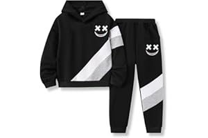 Vitalique Size 5-13 Years Boys Summer/Spring Outfits Set Short Sleeve T-Shirt & Pants Kids Boys Fall Fashion Clothes Sets