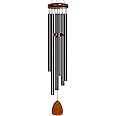 Bursvik Wind Chimes for Outside Deep Tone, 50 inch Large Wind Chimes, 6 Heavy Duty Tubes Aluminium Metal Extra Large Wind Chime, Decoration for Garden, Patio, Yard, Gift for Mother's Day(Waterdrop)