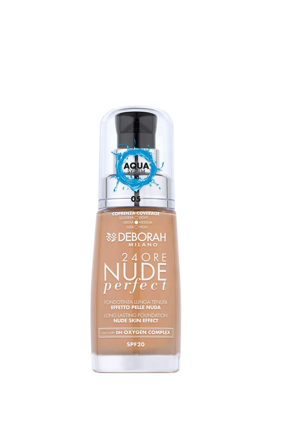 24 hours Perfect Nude - Foundation N.05 Amber
