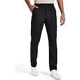 Men's Classic Fit Stretch Golf & Dress Work Pants 30''/32''/34'' - All-Day Comfort Performance Trousers for Business & Travel