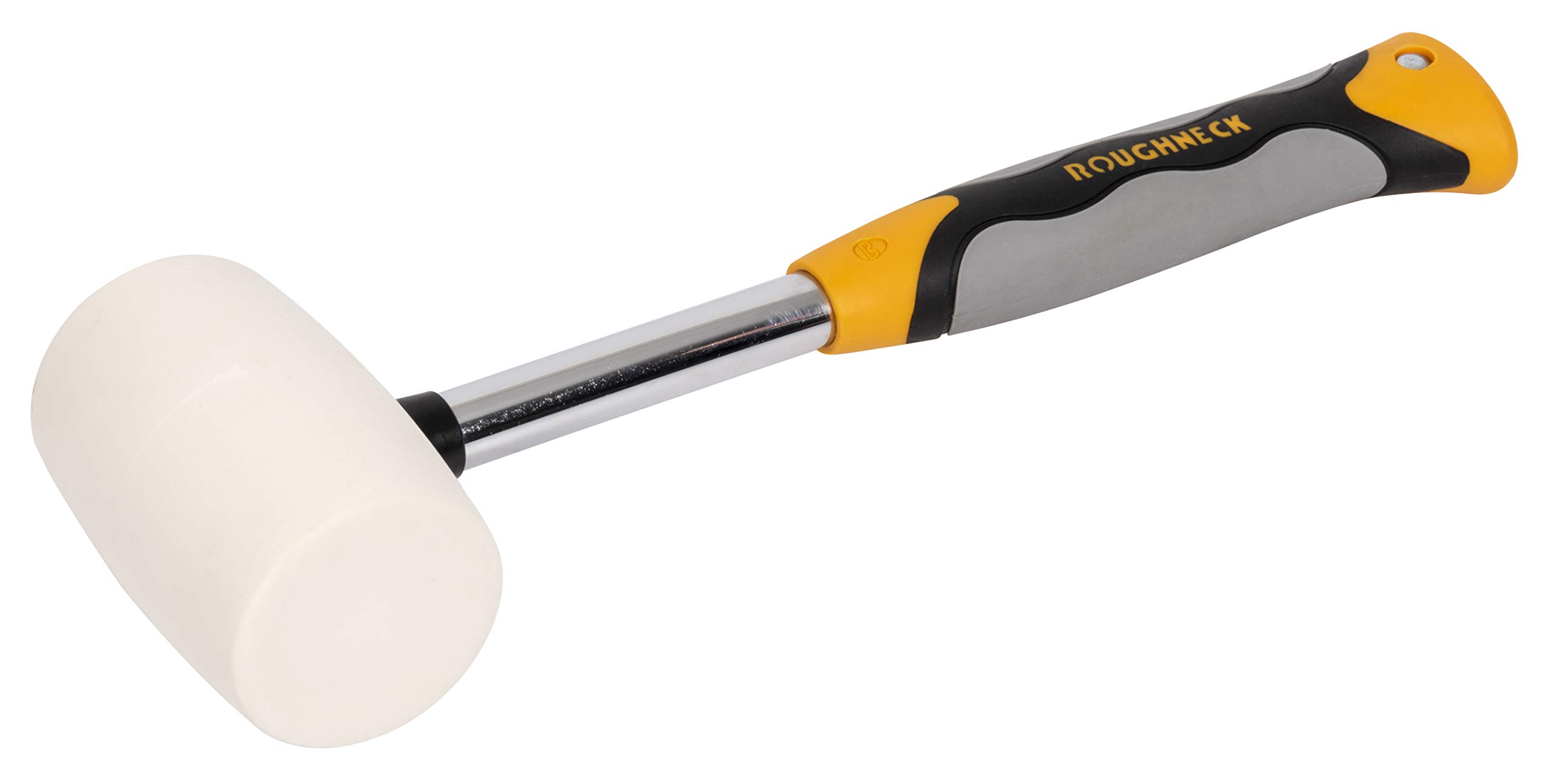 Roughneck ROU61216 Non Marking White Rubber Mallet with Soft Grip Handle 16 oz/454 g