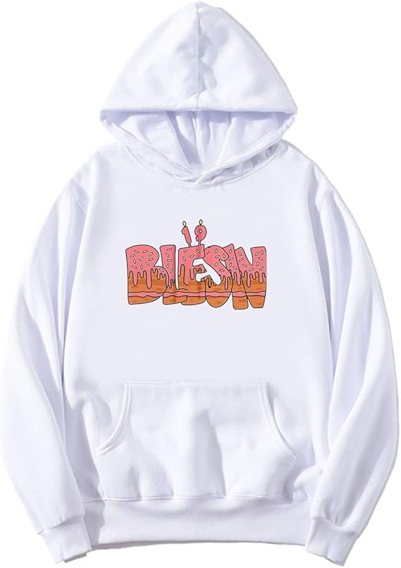 blesiv merch white hoodie