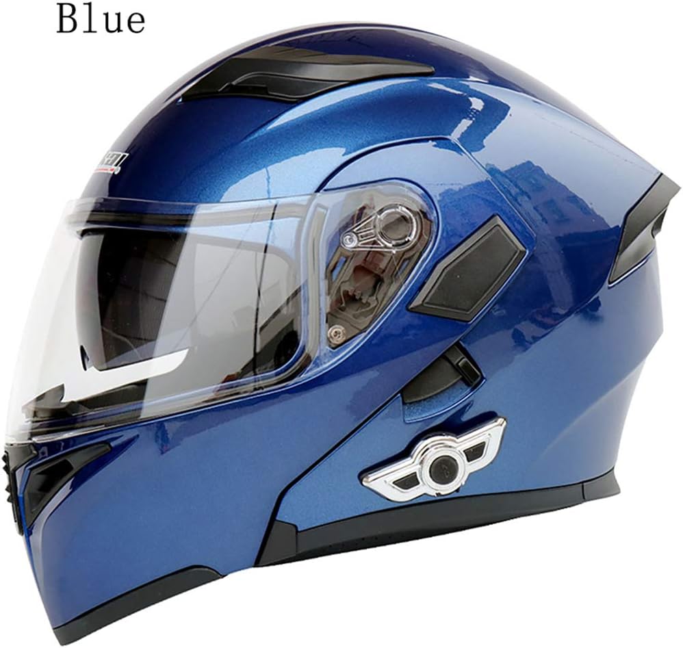 carolinagaspari.com.br doble visera casco modular para bicicleta o  motocicleta casco intercomunicador MOPHOTO antirreflectante Casco de moto  con Bluetooth integrado Cascos Coche y moto