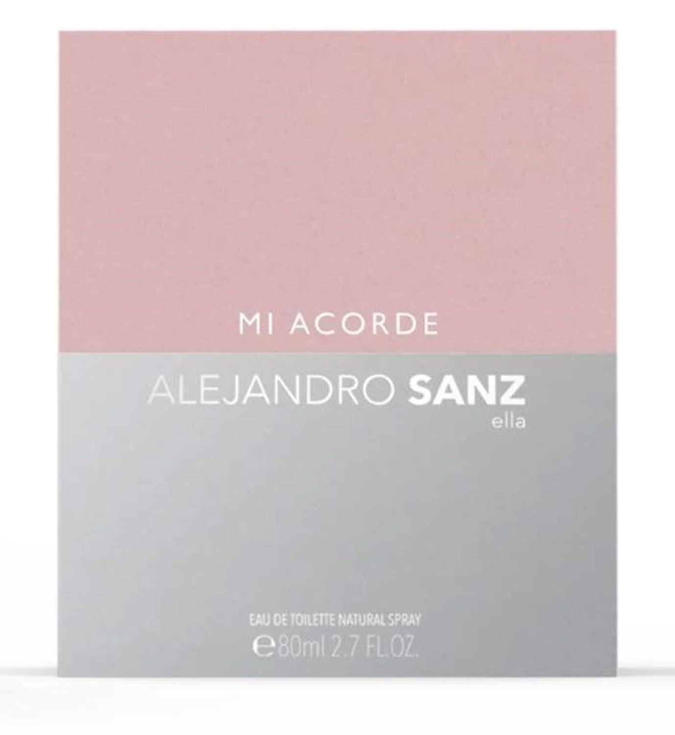 ALEJANDRO SANZ colonia mi acorde spray 80 ml: Amazon.es