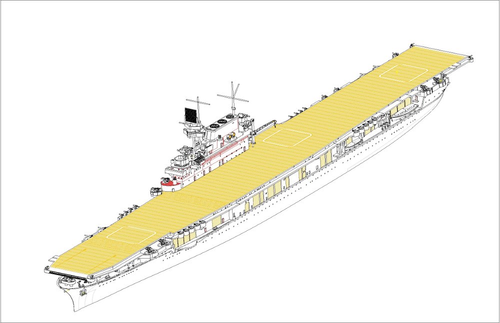 Trumpeter 1:700 - USS Enterprise CV-6