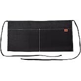 Glorisunity 2 Pocket Canvas Work Waist Apron Unisex Tool Utility Apron Tool Belt Woodworkers Artists