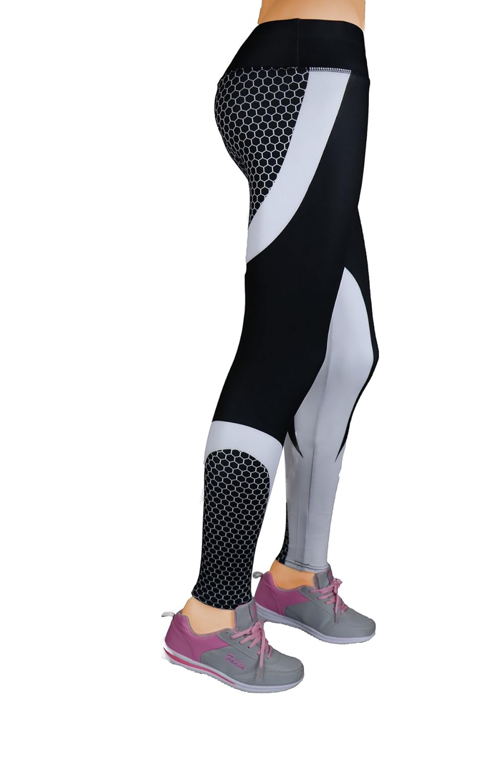 isweven women's girls gym fitness tights | fitted athletic leggings | yoga pants | stretchable track pants | zumba aerobics leggings (6019)