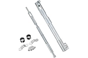 APPERFIT Steering Column Shift Tube with Plunger & Bushings & Clamps Assembly 905-102 905-107 Compatible with Ford E150 E250 E350 F150 F250 F350 F450 F550 Excursion Expedition Explorer Ranger