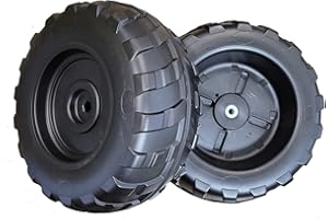 Peg Perego Gator Xuv Front Wheels, Black