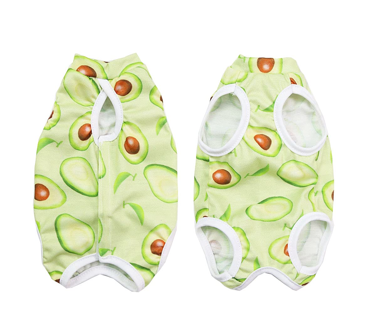 MeiAOBest Cat Professional Recovery Suit for Abdominal Wounds or Skin Diseases, After Surgery Wear, Pajama Suit, E-Collar Alternative for Cats Kitty Small Dogs (L, Green)