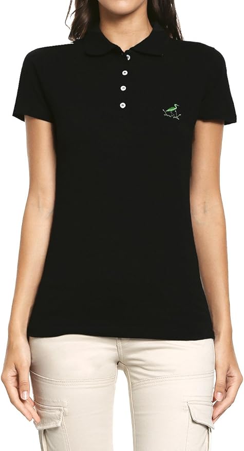 playeras polo negras