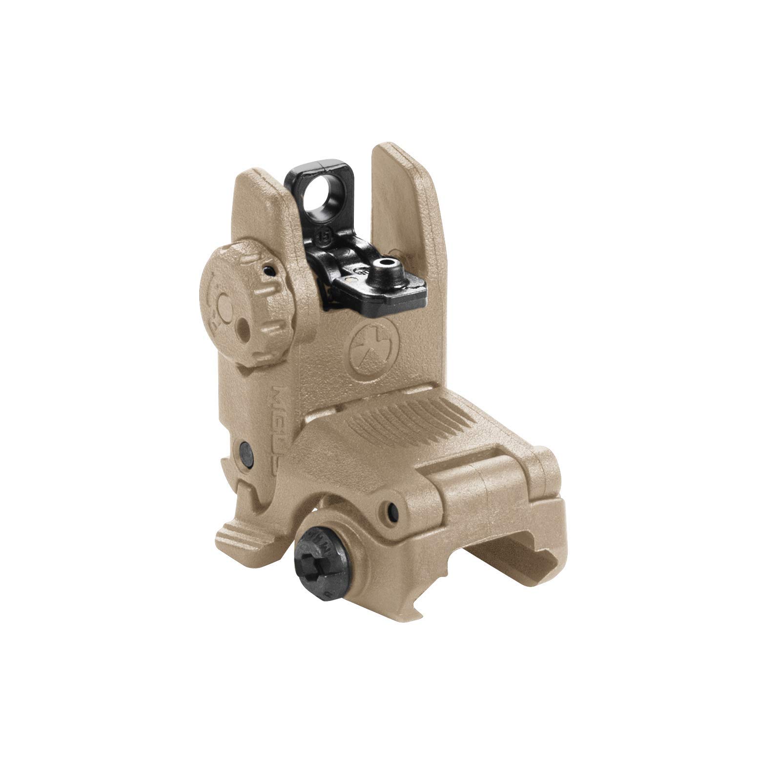 Magpul MBUS Flip-Up Backup Sights, Flat Dark Earth, Rear Sight Image