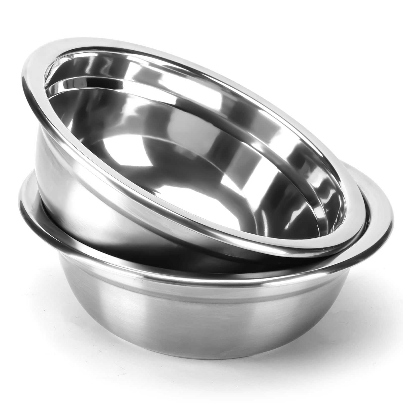Photo 1 of COMESOON 2 Pack 8" Stainless Steel Dog Bowls - 50oz Thickened Durable Replacement Bowls for Food and Water, Fit for COMESOON Dog Bowl Stand DB-B01/DB-B03
