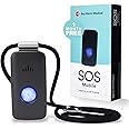 Bay Alarm Medical SOS Mobile GPS - 24/7 Medical Alert with Optional Fall Detection for Seniors - Call to Activate - 4G GPS Medical Alert System with Elderly Tracking - Panic Button for Seniors