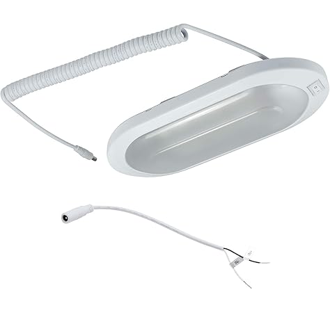 12v Led Dome Interior Stainless Round Ceiling Light Boat Rv Five Oceans Bc 2631 Interior Lights Amazon Canada