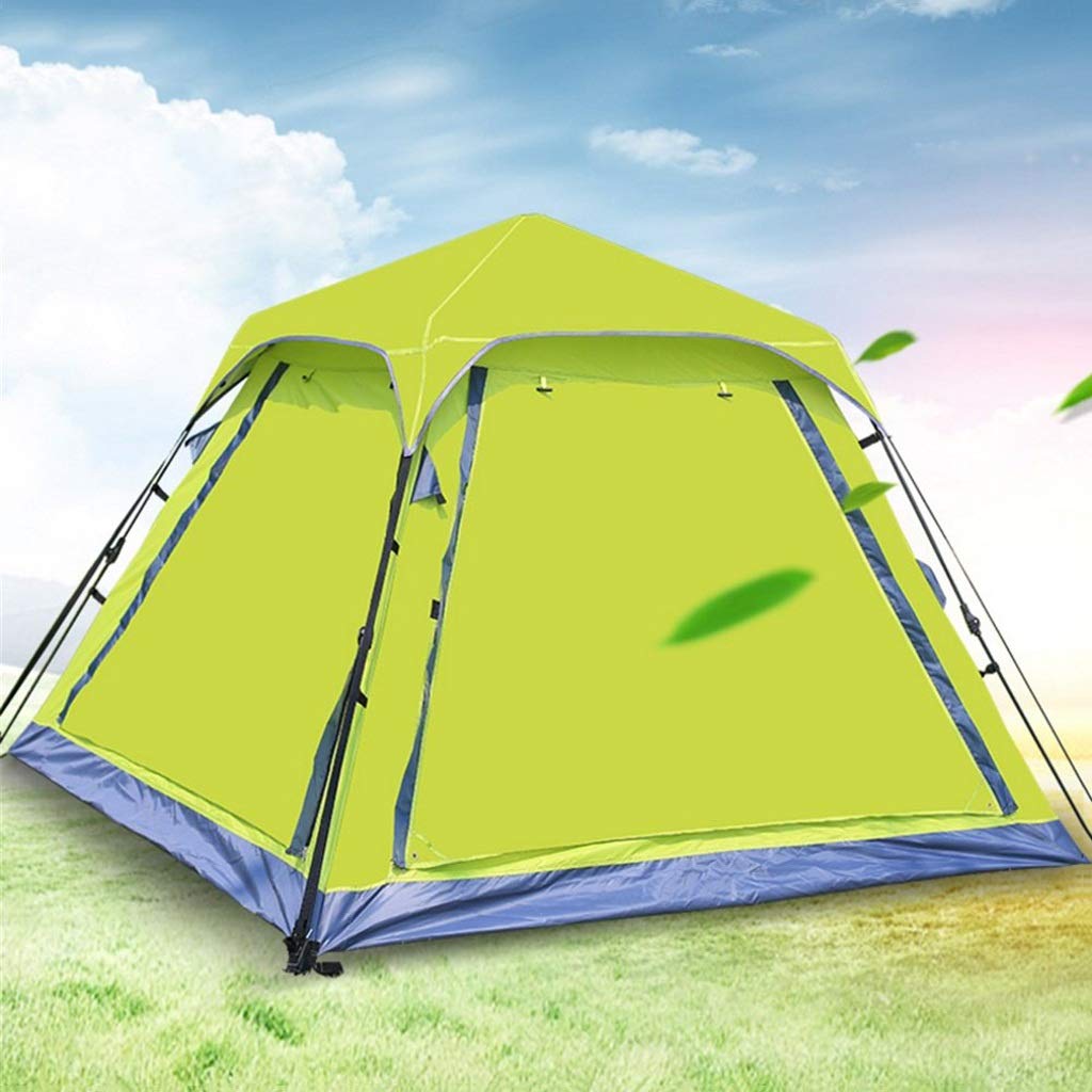 キャンプ 防爆雨 アウトドア 3 4人 B07nxzvs1r 日焼け止め 自動 テント 緑 Catrp テント ブランド 現れる テント本体 熱販売