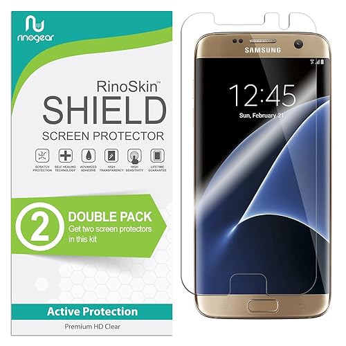 2-Pack) Screen Protector for Samsung Galaxy S7 Edge