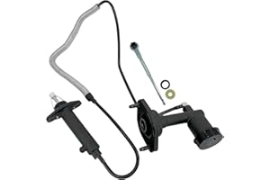DanVard Clutch Master and Slave Cylinder Assembly Compatible with Jeep Wrangler 1997-2002 Replacement 52107652AB 52107652AC 52107652AD CC649041