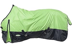 TOUGH 1 Tough1 420 Denier Turnout Sheet 75In Lime