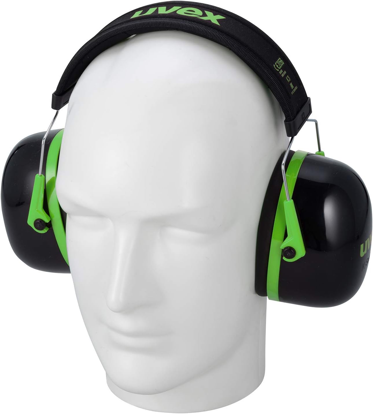 Uvex K-Series Safety Earmuffs - Hearing Protection Ear Defenders - Different Levels of Attenuation, Green, ~ - Image 3