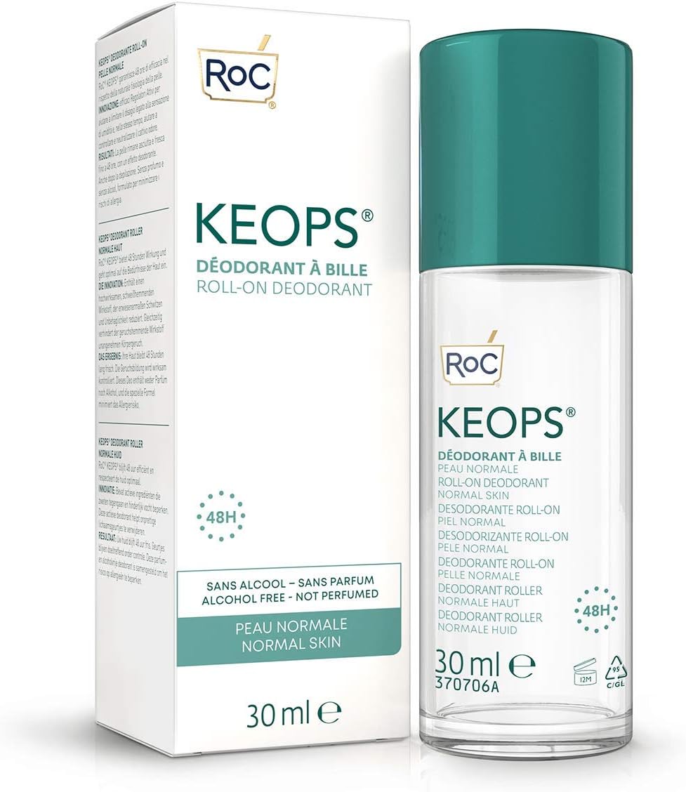 RoC KEOPS Deodorant Roll-On, white, 30 ml (Pack of 1) - Image 3