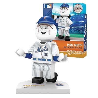 Oyo Sportstoys MLB Colorado Rockies New York Mets Mascot Limited Edition Minifigure, Small, White