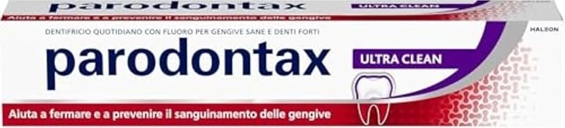Ultra Clean, pasta de dientes que ayuda a reducir y prevenir el sangrado de las encías y mantener los dientes fuertes y el aliento fresco, 75 ml